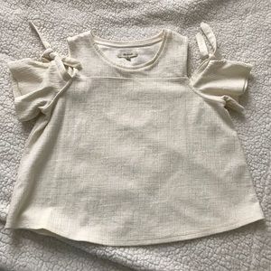 Madewell Cold Shoulder Top